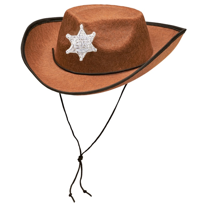 Brown cowboy hat for kids