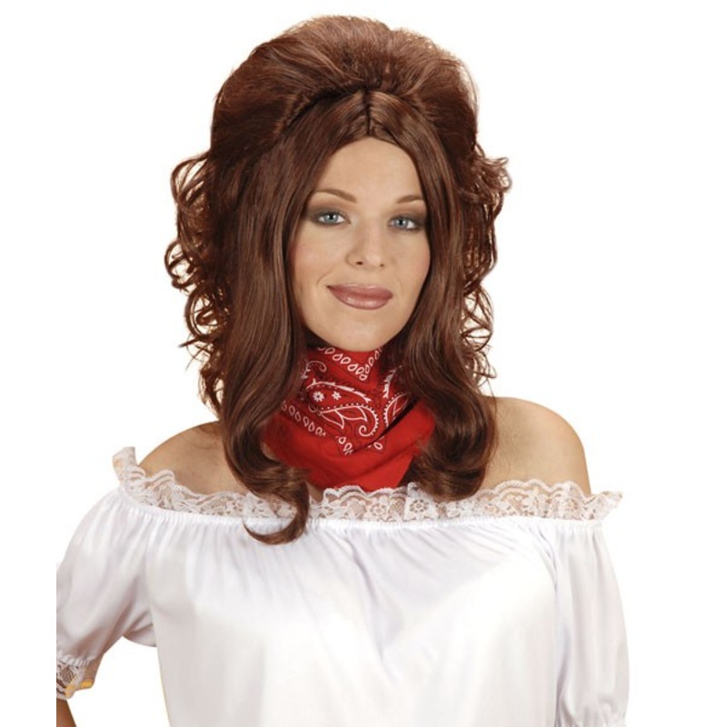 Cowboy Lady Wild West wig