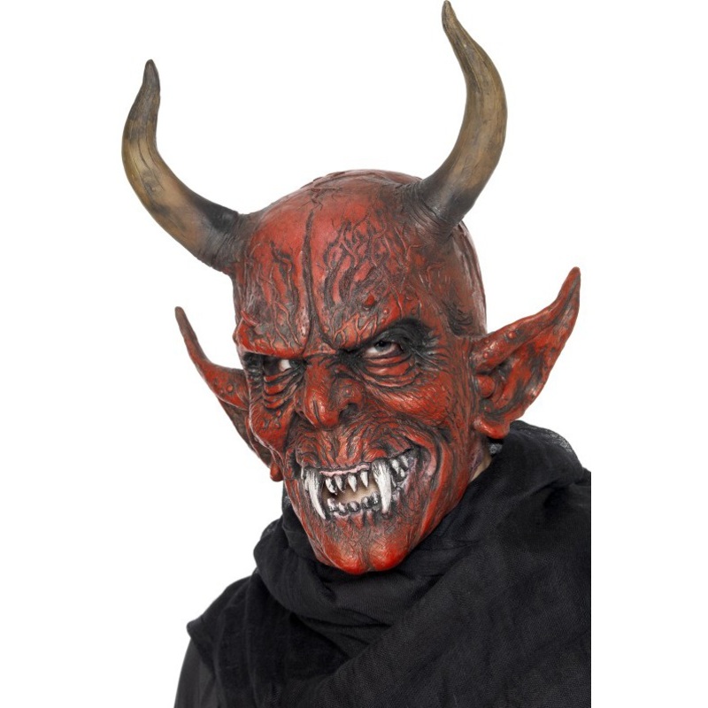 Creepy horror devil mask