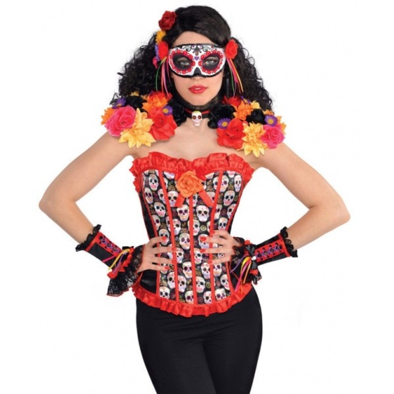 Day of the dead epaulettes colorful