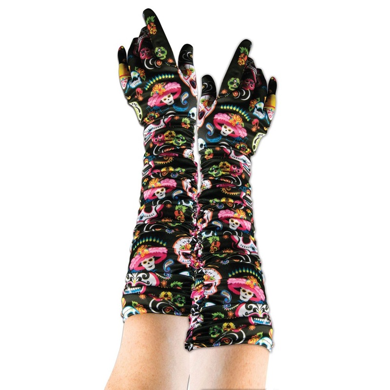 Dia De Los Muertos gloves