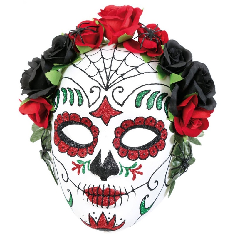 Dia De Muertos Flora Mask