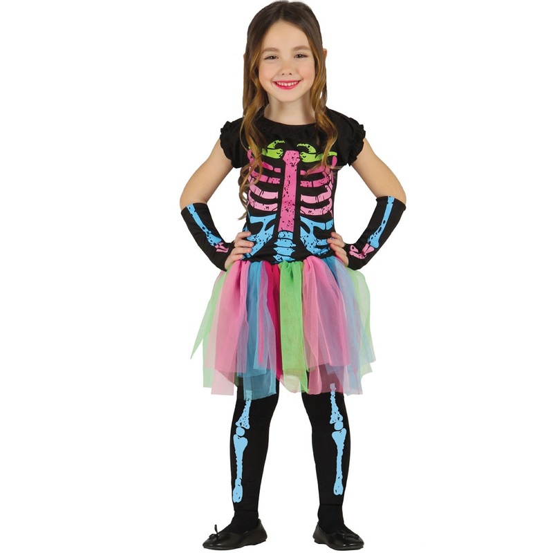 Little Lara skeleton child costume