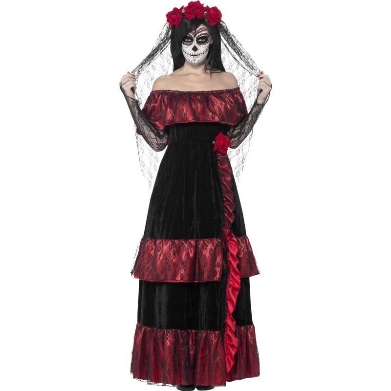 Mathilda Muerte day of the dead costume S