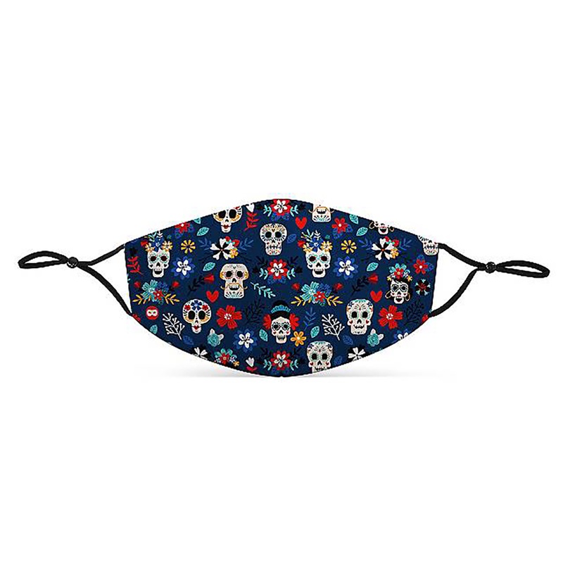 Mouth nose mask day of the dead