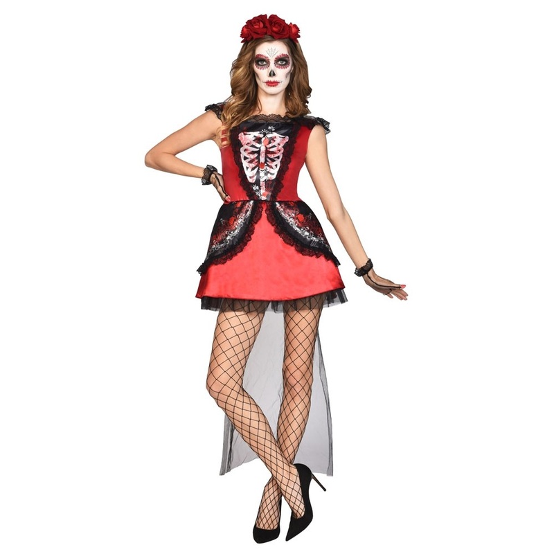 Sexy Senorita Day of the Dead Costume 34-36