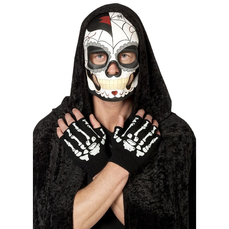 Skeleton skull mask jester