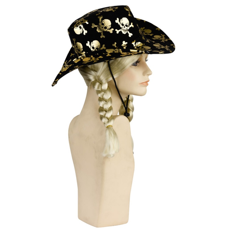 Skull cowboy hat
