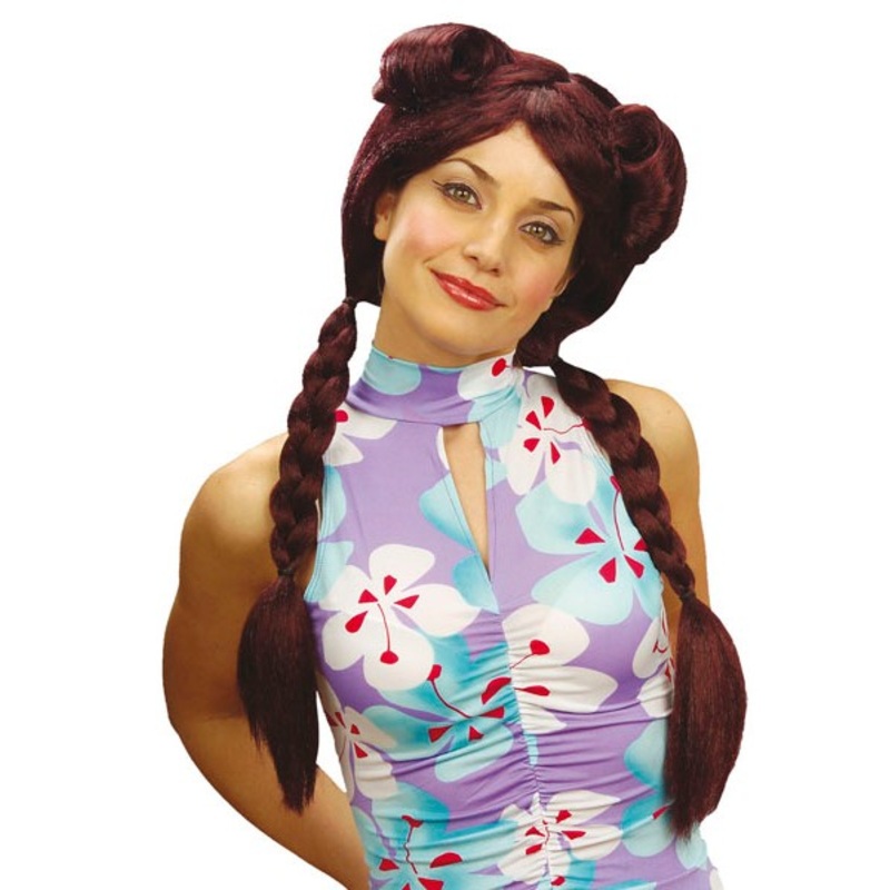 Asian girl Mai Chan plait wig