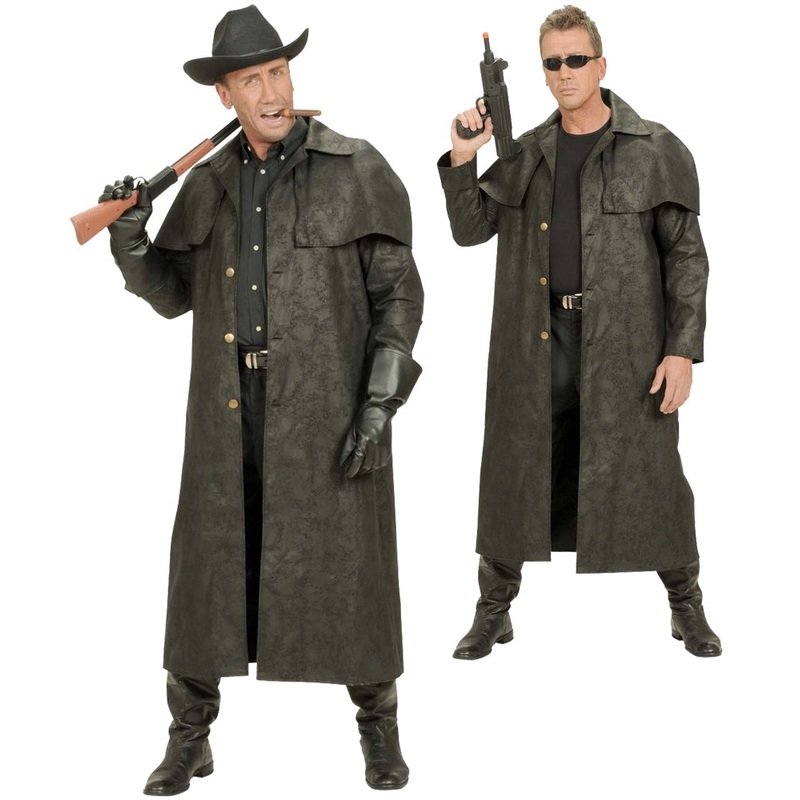 Black western agent coat S
