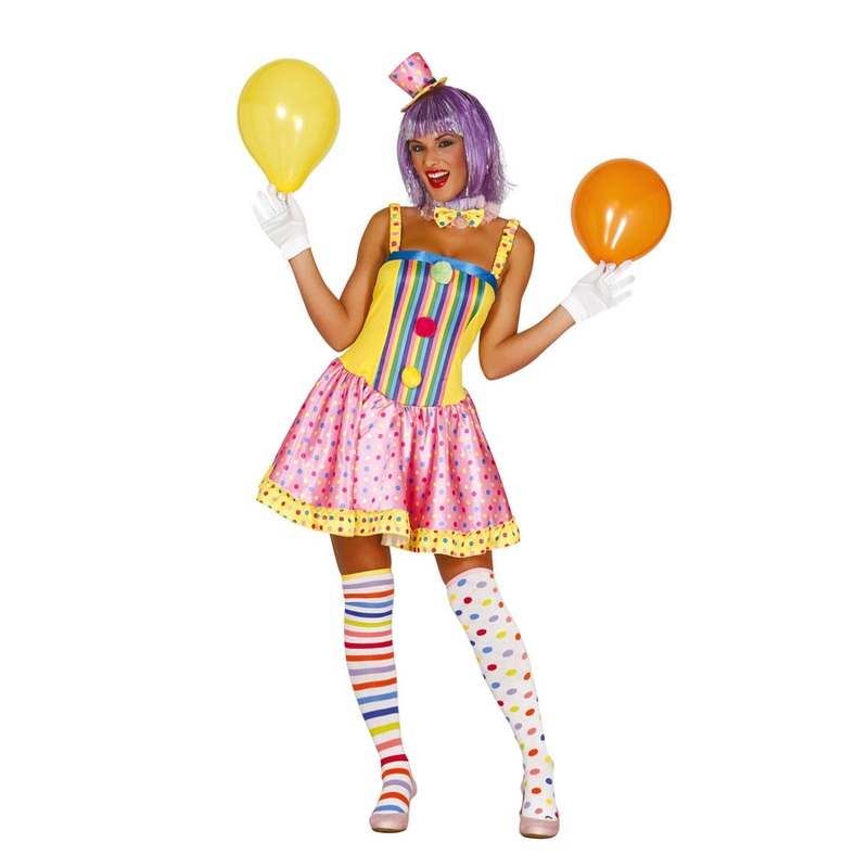 Candy clown costume for women S