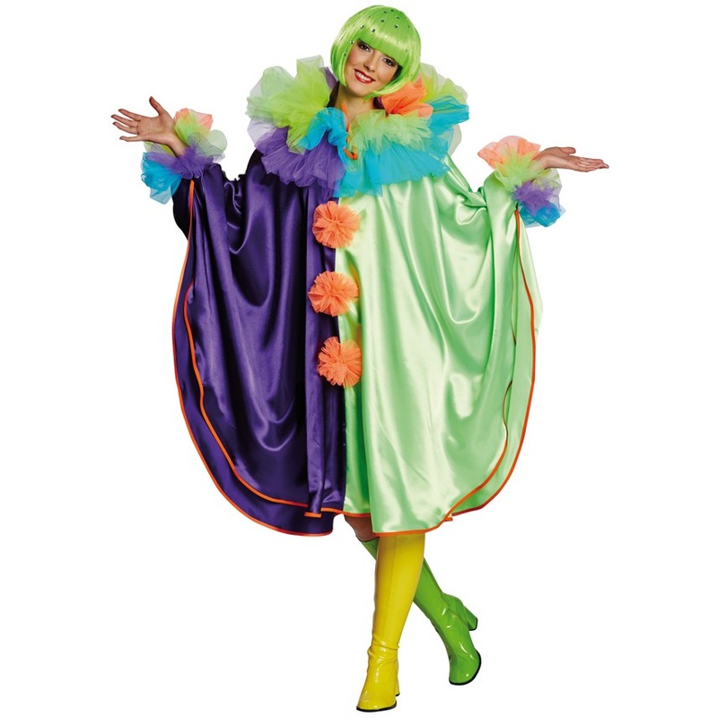 Cheeky clown cape for women