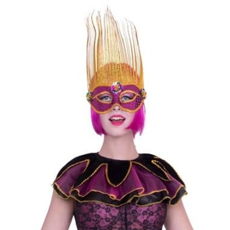 Circus clown collar in pink