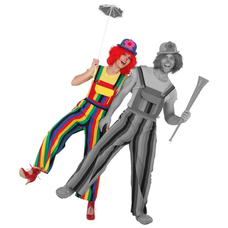 Clown dungarees for women 36-38