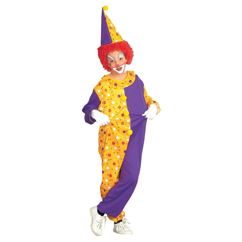 Colorful clown costume for children 128