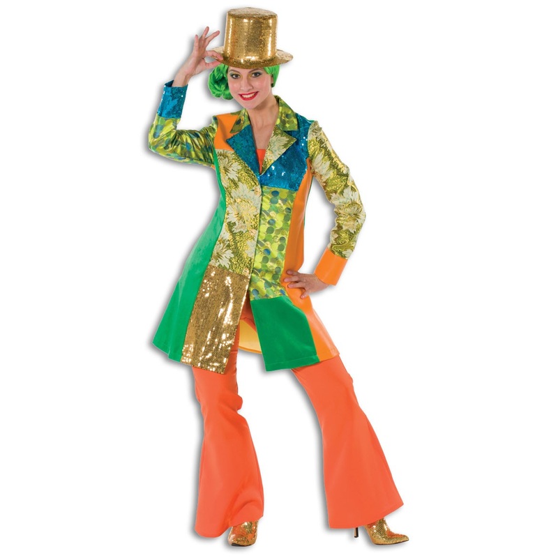 Colorful glamorous ladies coat 34