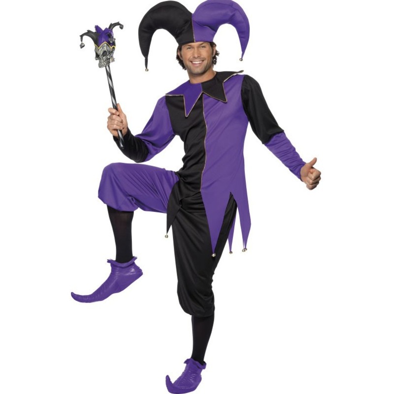 Court jester Jolly Molly men's costume