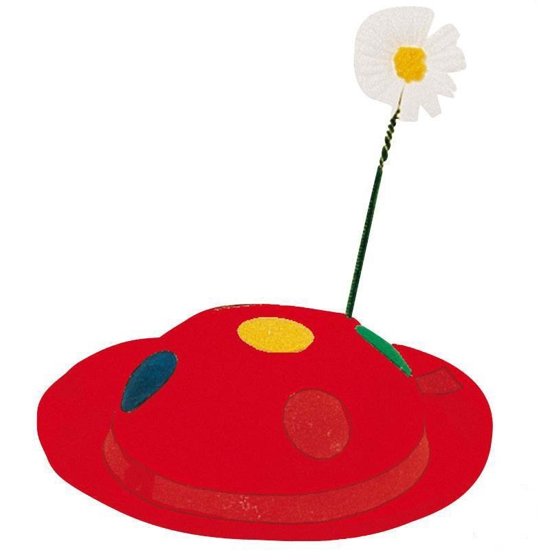 Flowers clown hat