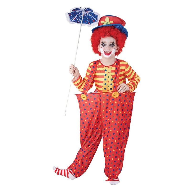 Jumbo clown child costume S