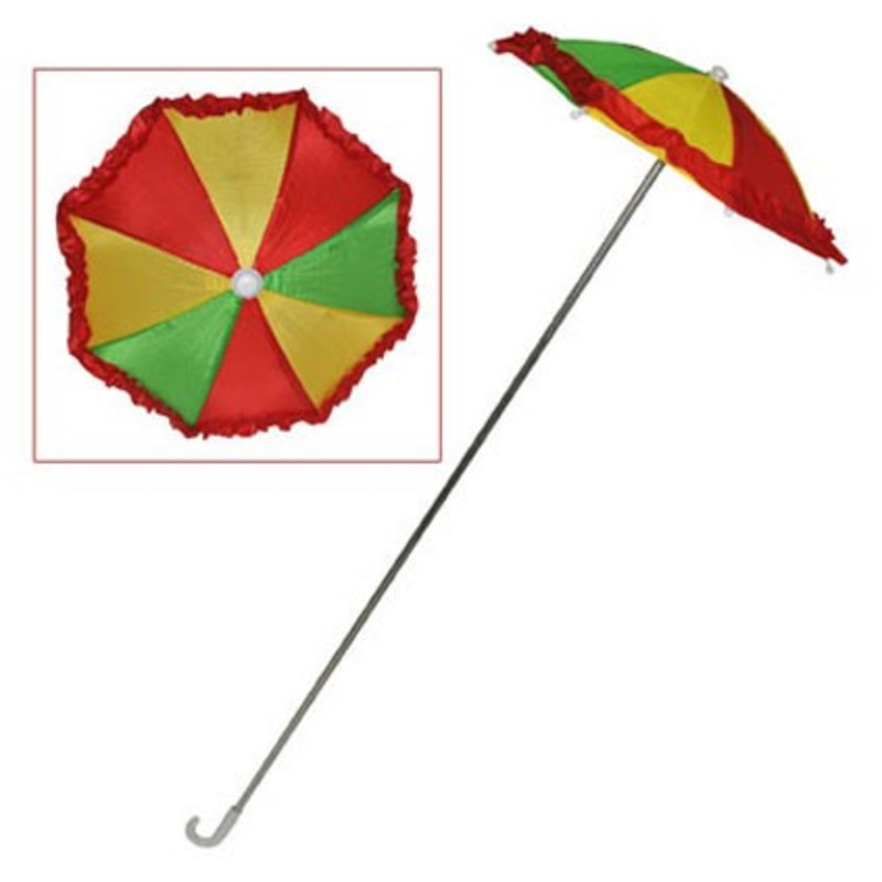 Long clown umbrella colored