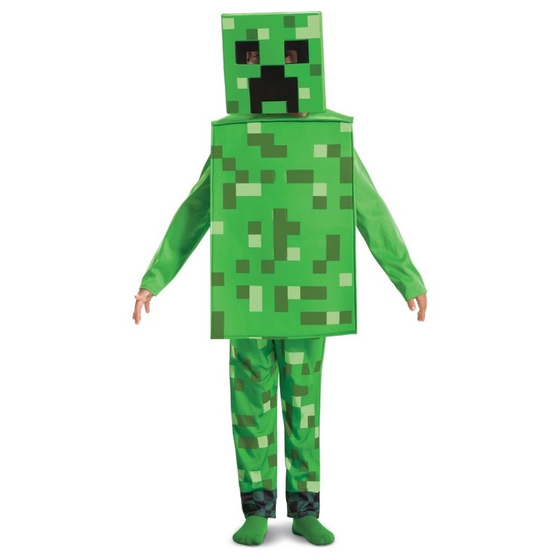 Minecraft Creeper kids costume