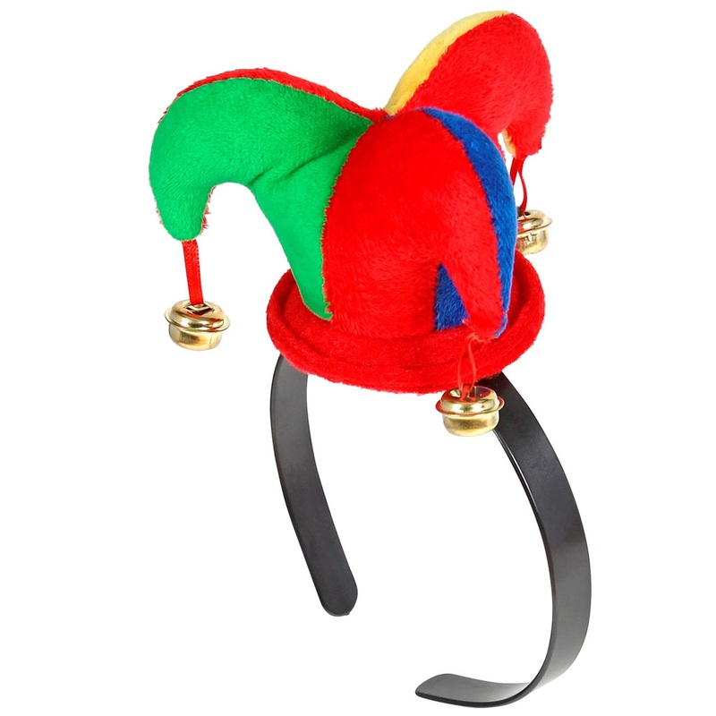 Mini jester cap on headband