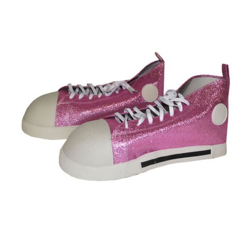 Pink XXL clowns sneaker glitter