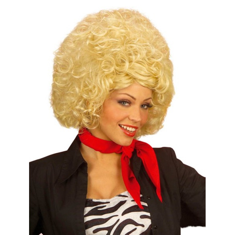 Western singer woman wig blond