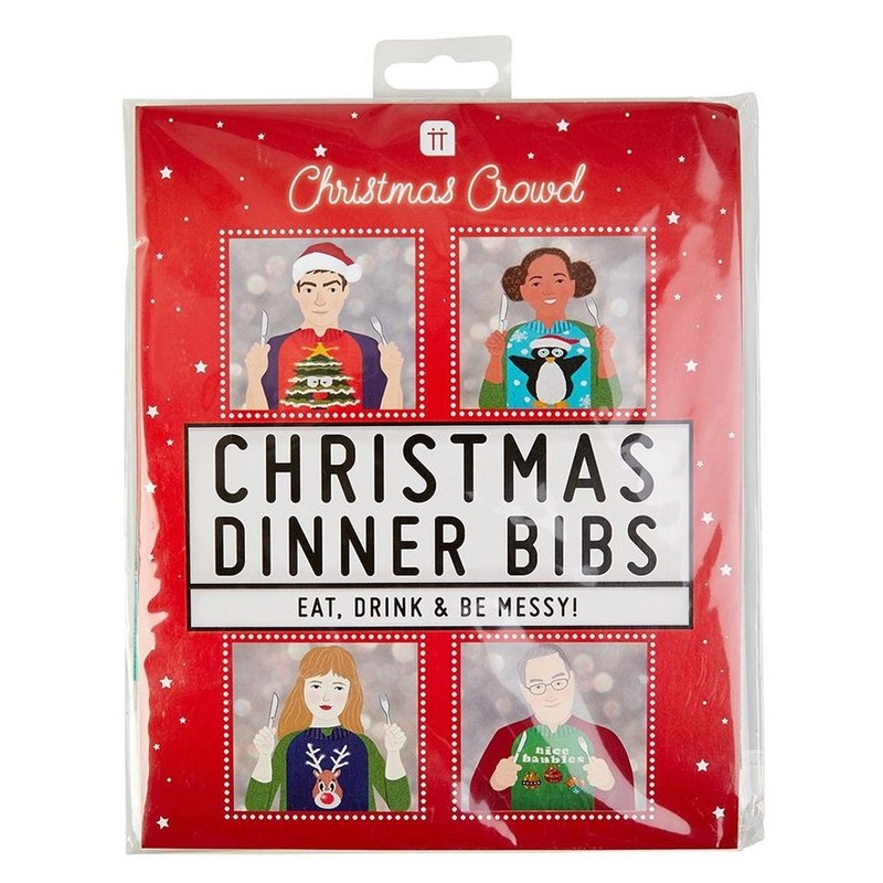 8 Christmas bibs