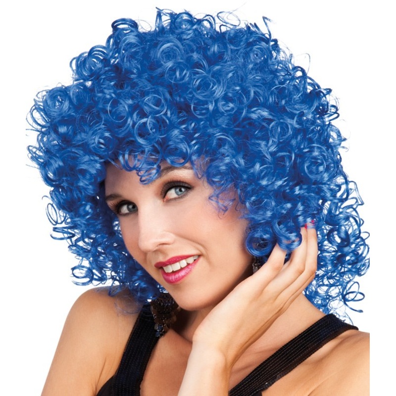Blue curly wig Sweet Girl