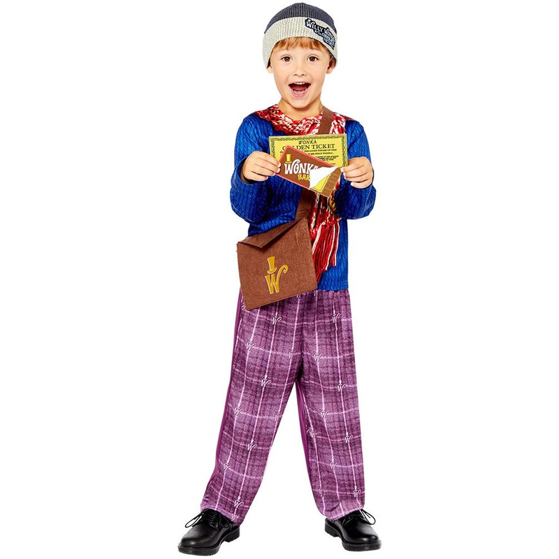 Charlie Bucket with Ticket boy costume