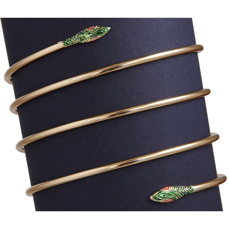Cleopatra snake bracelet