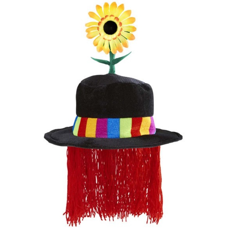 Clown hat with sunflower