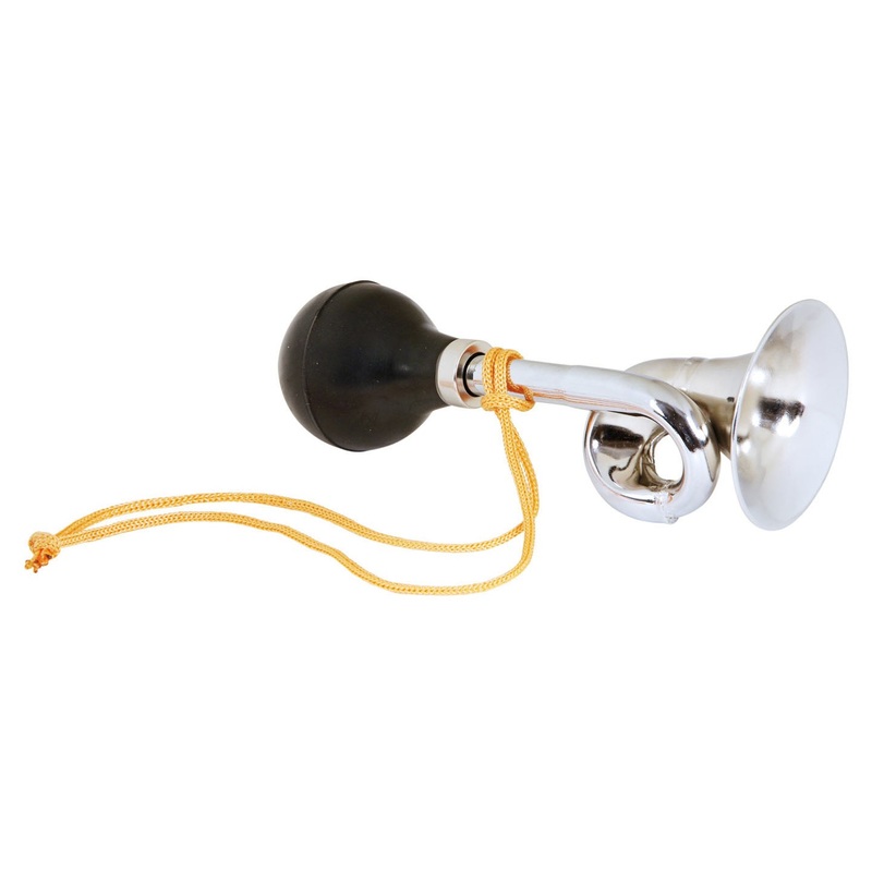 Clown horn with drawstring
