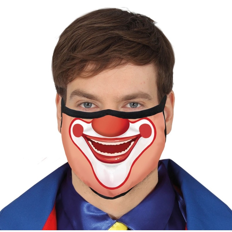 Clown mouth and nose mask