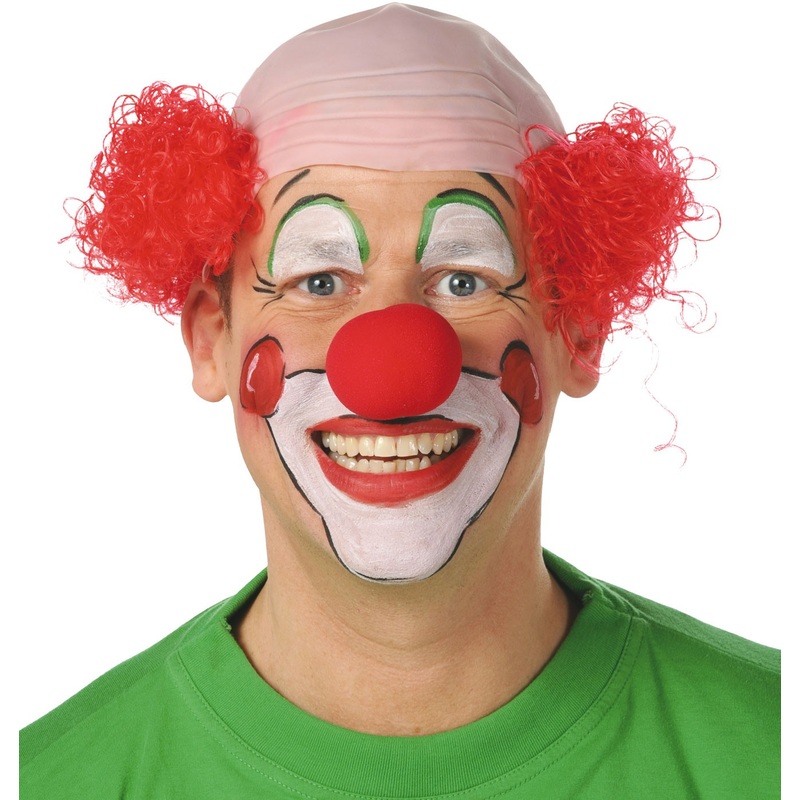 Clown nose made of foam in red