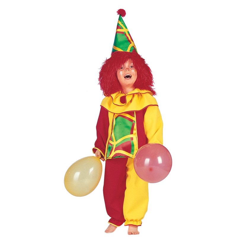 Colorful clown child costume Sam 86