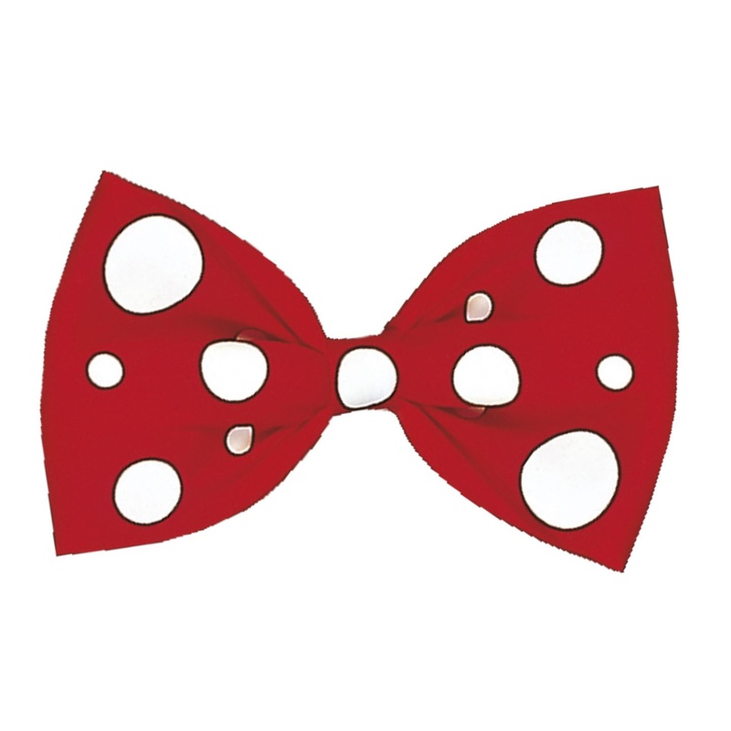 Freckles clown bow tie XXL
