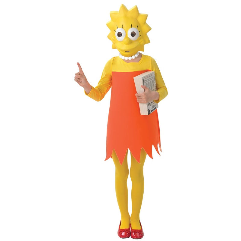 Lisa Simpson costume for girls S