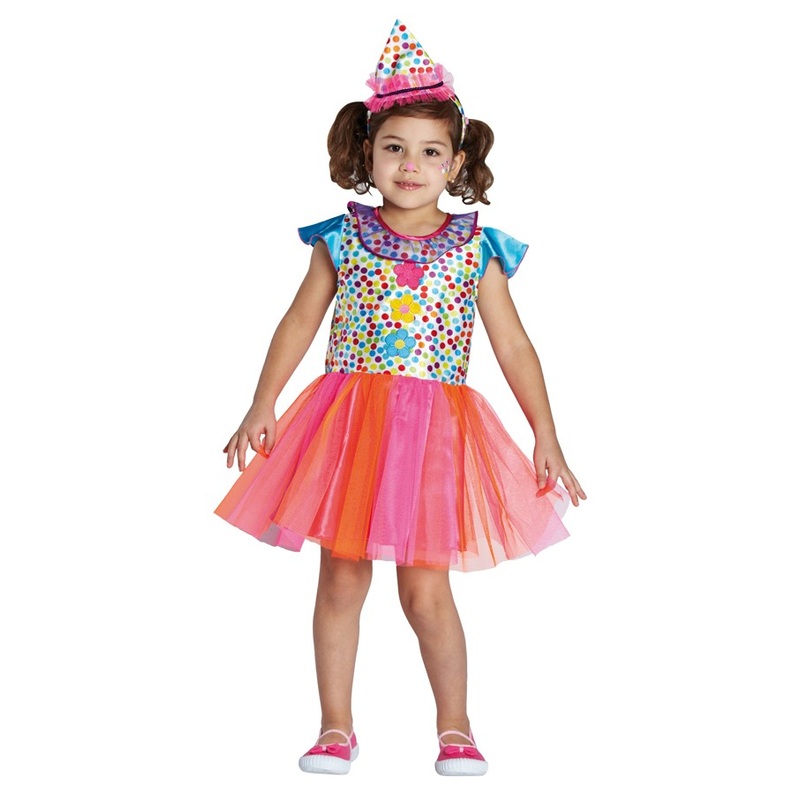 Little princess clown child costume 104