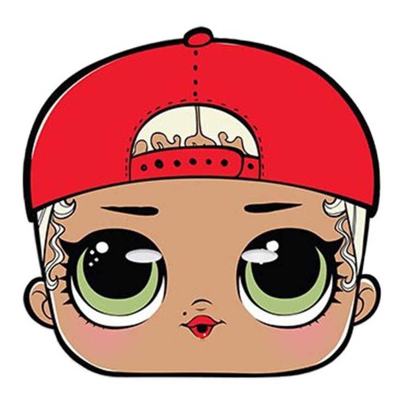 LOL Surprise MC Swag Cardboard Mask