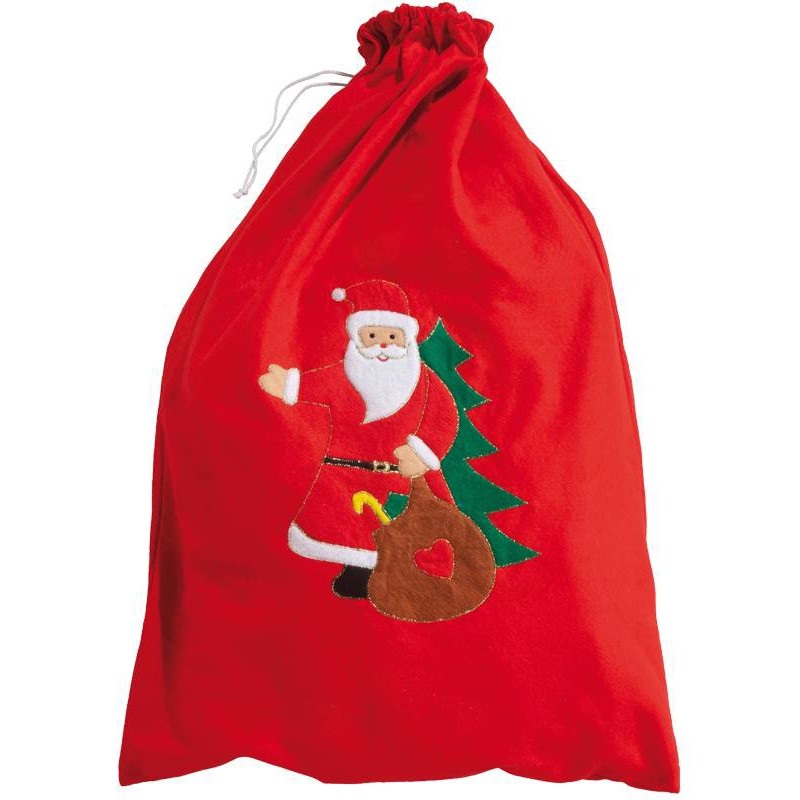 Red Christmas bag 50x70cm