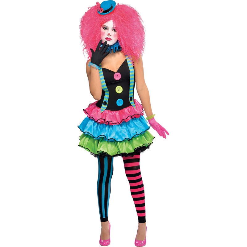 Sassy clown costume for children