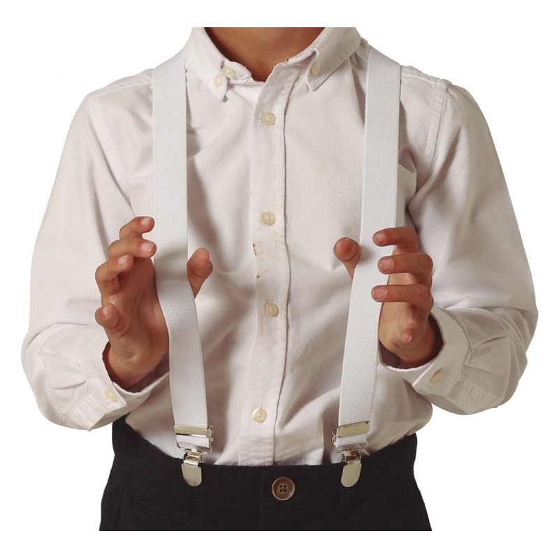 Suspenders for children white
