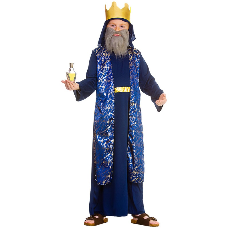 Wise Man Kids Costume Gaspar Blue S