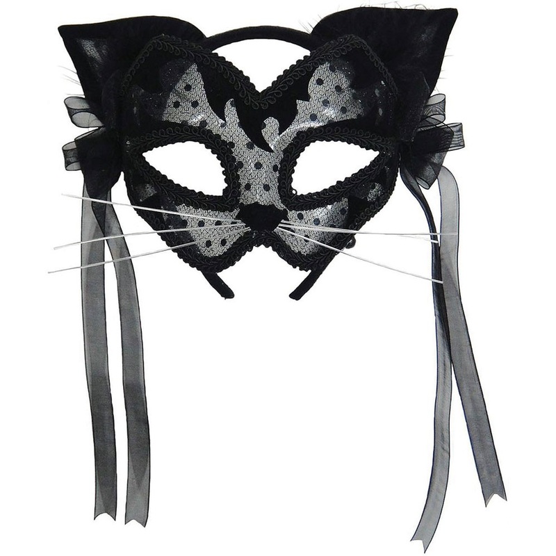 Black cats lady mask