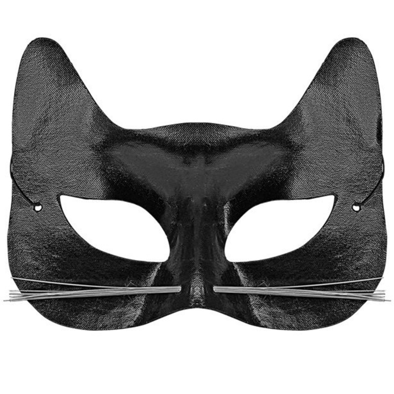 Black cats mask kitty