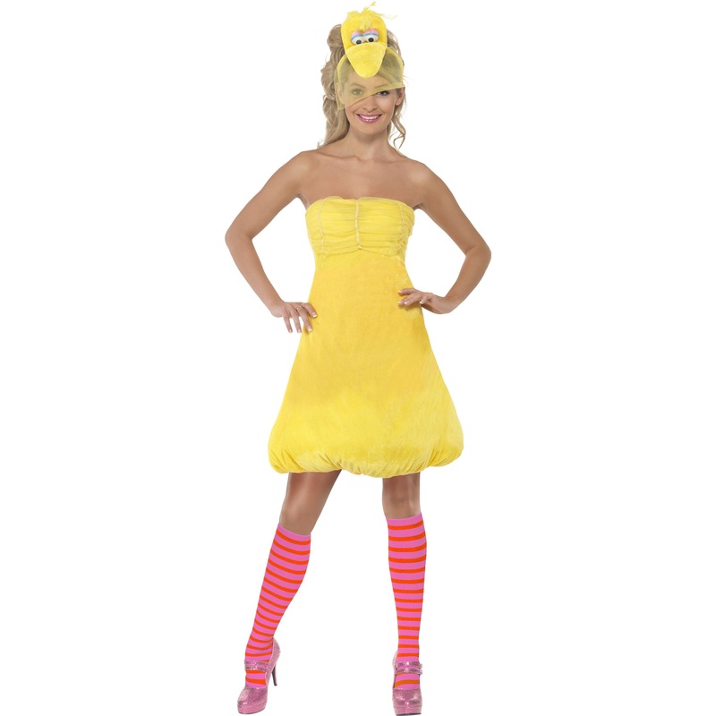 Bright yellow canary teenage costume XS