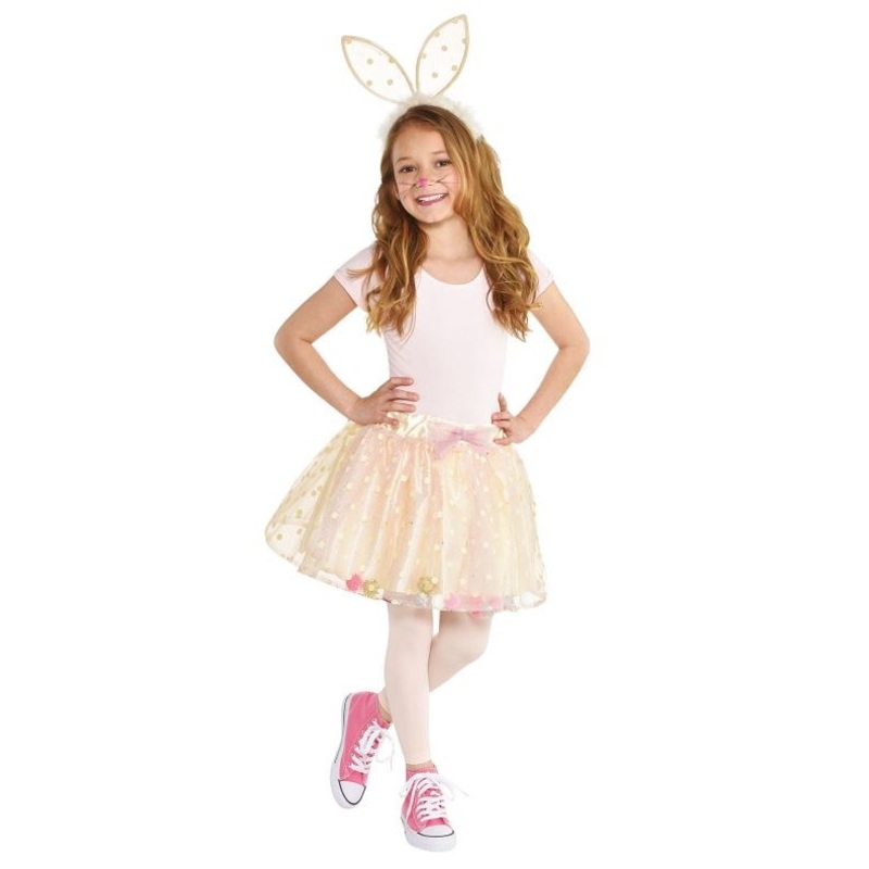Cute bunny tutu girls costume