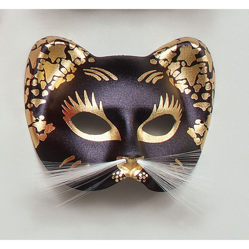 Golden cats mask